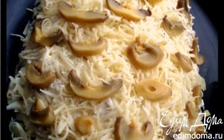 рецепты салатов с сухариками и копченым окорочком