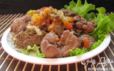 печень куриная с овощами рецепты приготовления