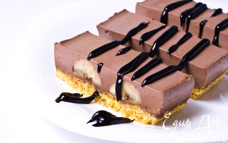 Рецепт Шоколадно-банановые пирожные