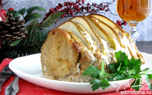 Рецепт – Ароматная свинина, запеченная с грушами