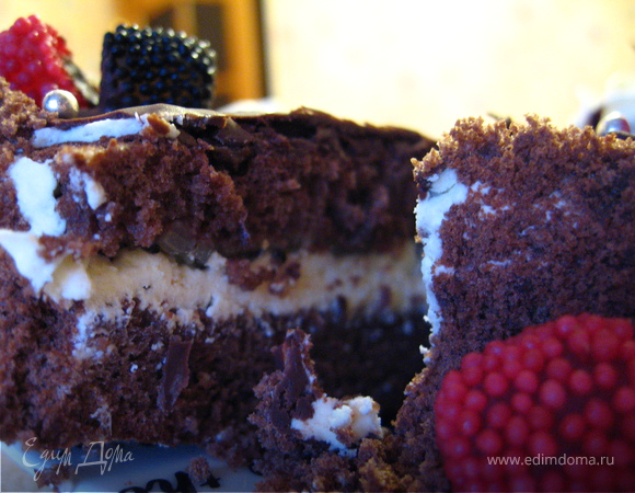 Рецепт миндально-шоколадного торта «Мужской каприз»
