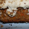 Морковный пирог с глазурью из маскарпоне с лаймом