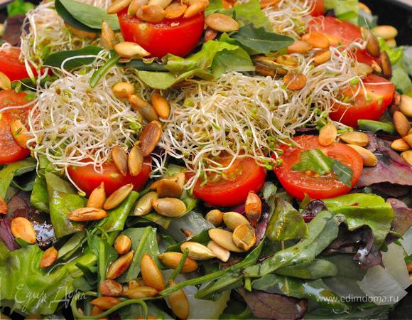 Итальянский овощной салат, пошаговый рецепт на ккал, фото, ингредиенты - ktara