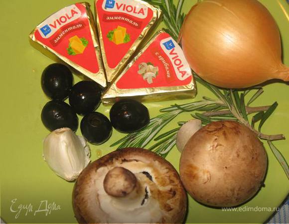 Лумаконе с грибами и сыром