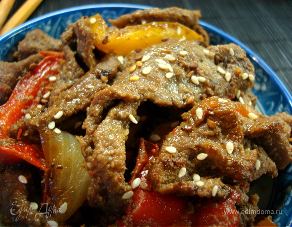 Пулькоги. Мясо в грушевом соусе. Рецепт №5. Корея