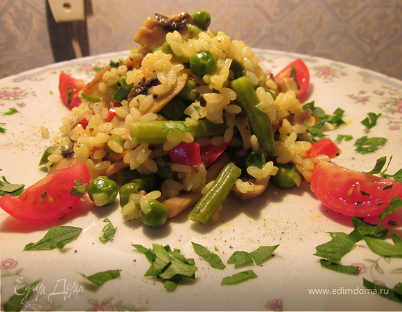 Рецепты риса с овощами