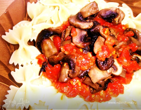 Паста с белыми грибами в сливочном соусе пошаговый рецепт с фото