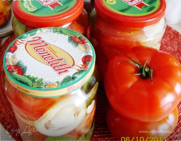 Сладкие маринованные помидоры с чесноком | Волшебная Eда.ру
