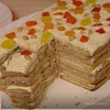 Творожный торт из печенья