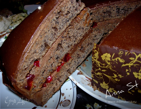 МК Украшаем шоколадный торт