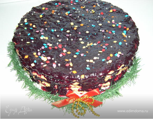 Teskoma.Простой,но в тоже время вкусный пирог с Новогодней ноткой!!!