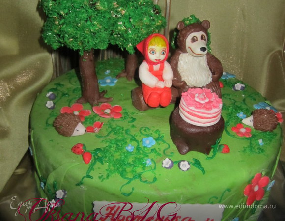 Торт Маша И Медведь Фото