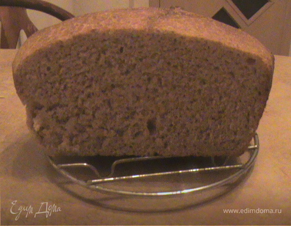 Хлеб на закваске с цельнозерновой мукой (бездрожжевой)