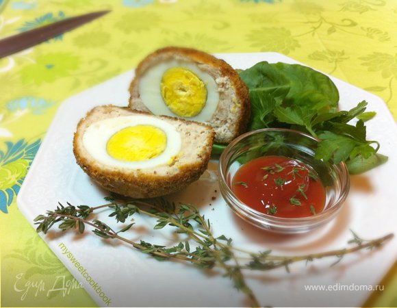 «Гнезда» из мясного фарша с яйцом – вкусное и простое блюдо