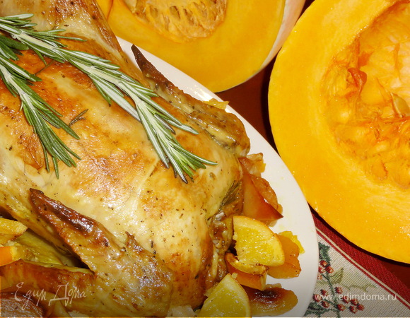 Курица с яблоками и апельсинами в духовке: простой и вкусный рецепт