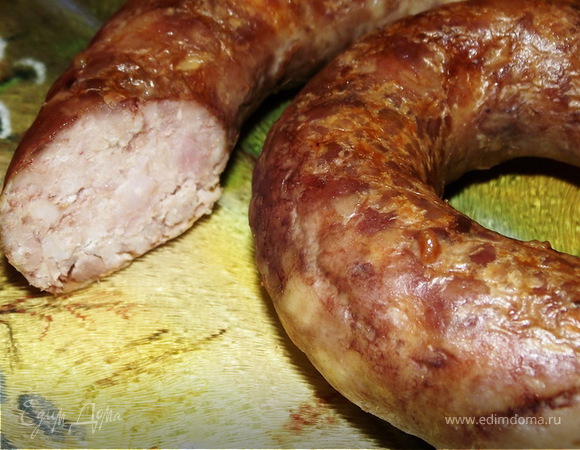 Домашняя вареная колбаса, пошаговый рецепт с фото от автора Олеся Пуряева н�а 178 ккал