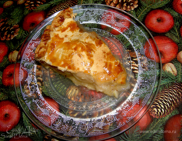 Американский яблочный пирог, домашнее наслаждение