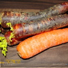 Салат с фиолетовой морковкой, зернышками граната и пармезаном