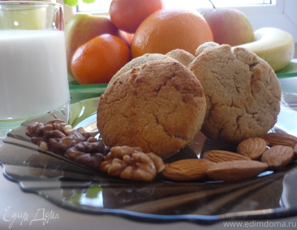 Миндальное печенье, пошаговый рецепт на 284 ккал, фото, ингредиенты - Алла