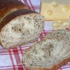 Хлеб с грибами,луком и укропом