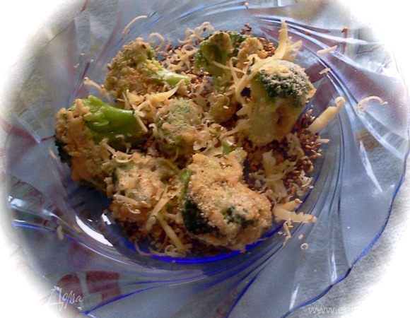 Брокколи в кляре в духовке — рецепт с фото пошагово