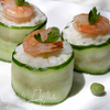 Роллы с тунцом и креветками + бонус Суши-салат