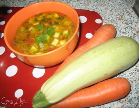 Суп из кабачков, пошаговый рецепт на 47 ккал, фото, ингредиенты - Александра