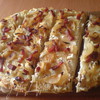 Тарт фламбе или эльзасский луковый пирог (tarte flambée)
