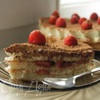 Торт с крем-брюле и клубникой ("Strawberry clouds")