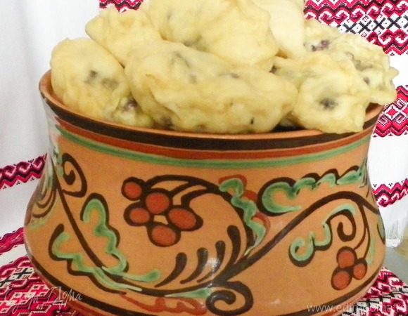 Бабушкин рецепт вареников с черникой на пару, фото