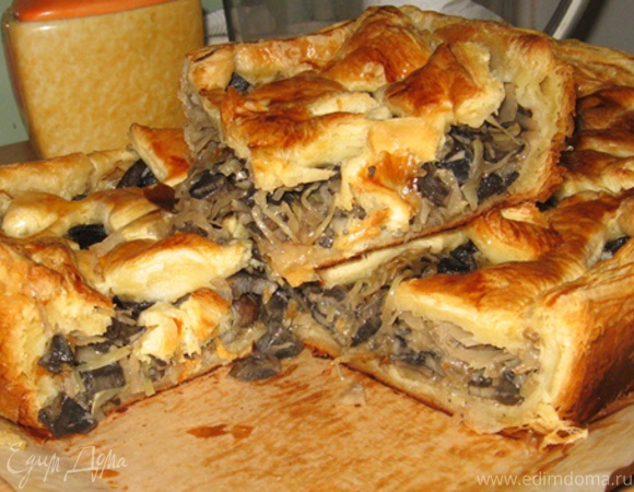Осетинский пирог с грибами и сыром – рецепт с пошаговыми фото
