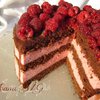 Торт "Шоколадно-малиновый бархат"