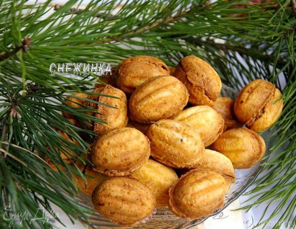 Печенье в формочках на газу Орешки рецепт с фото пошагово