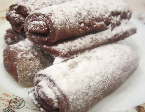 Шоколадное печенье "Дровишки под снегом"