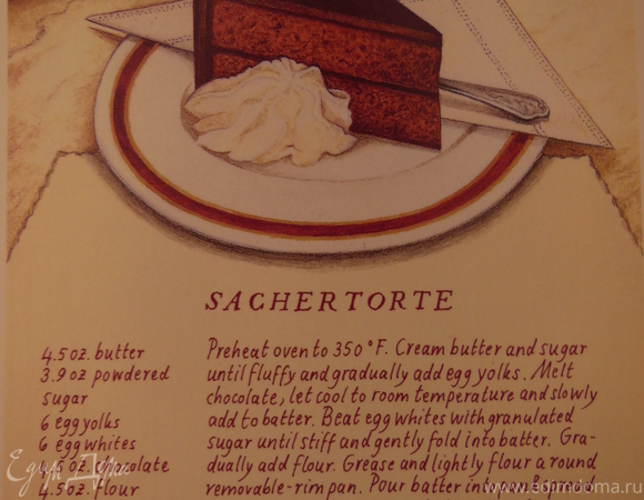 торт "Захер" (Sacher torte)