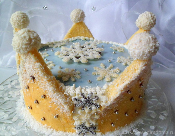 Торт снежная королева