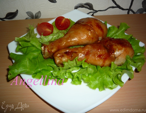 Рецепт: Куриные голени в беконе на гриле (видео) - Гриль и барбекю