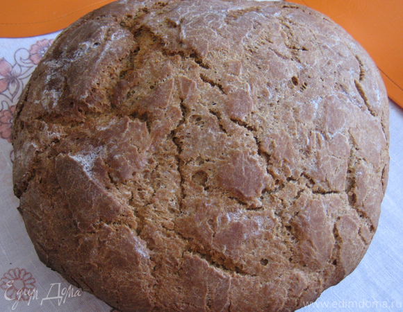 Хлеб по-деревенски (без дрожжей)