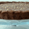 Открытый шоколадно-карамельный пирог