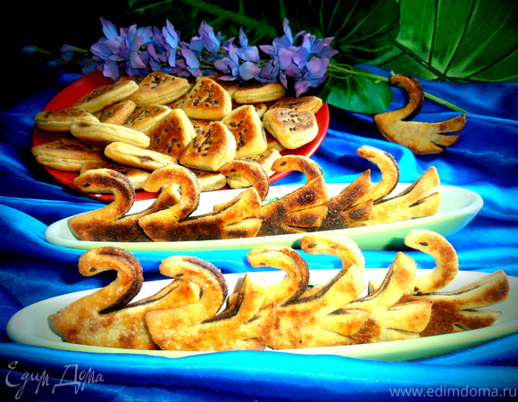 "Гуси-лебеди", МК по приготовлению печенья с корицей из творожного теста