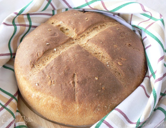 Кисломолочный хлеб с кукурузной мукой