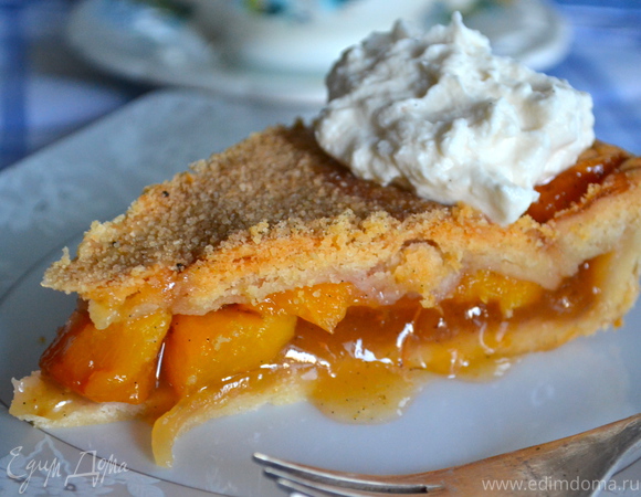 Персиковый пай с ванилью (Vanilla Bean Peach Pie)