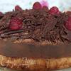 Торт "Малиновый купол" с шоколадным крем-муссом