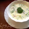 Окрошка на кефире - легкий холодный суп