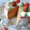 Торт с заварным клубничным кремом (для Елены Ковач)