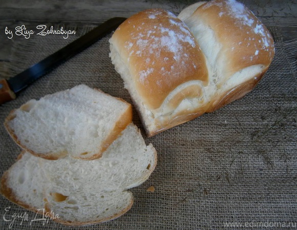Белый хлеб на молоке