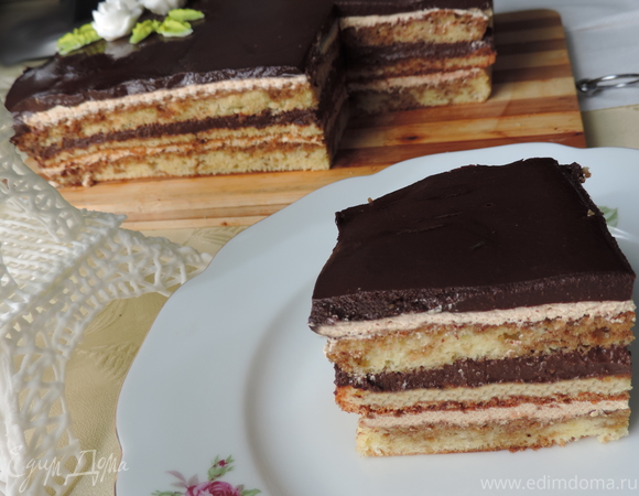 Торт Опера , пошаговый рецепт на 9581 ккал, фото, ингредиенты - Natali