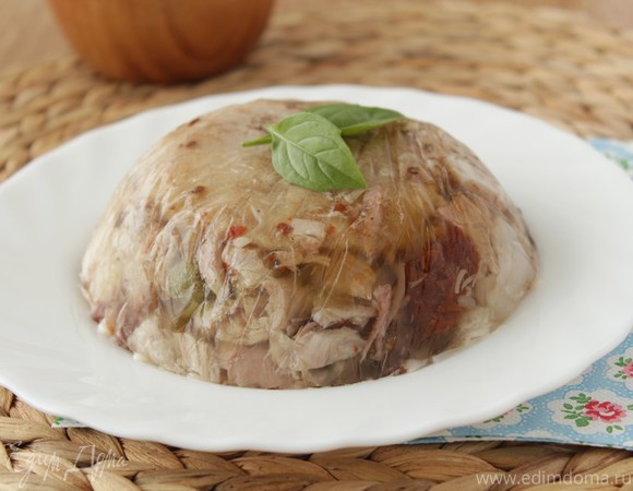 Террин из свиной рульки с чесноком – пошаговый рецепт приготовления с фото