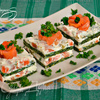 Закусочные пирожные из лосося и шпината "Сёмужкин каприз"