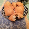 Мини-пирожки из творожного теста с сырно-куриной начинкой